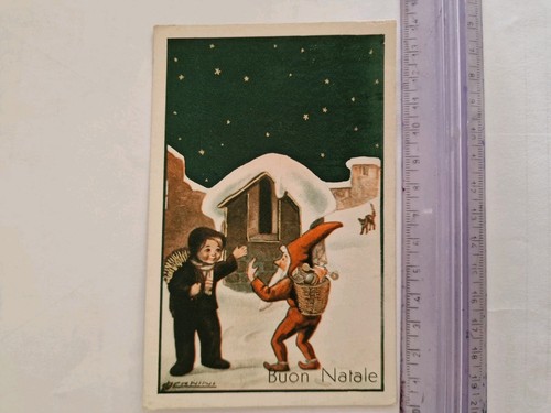 Cartolina buon natale - cartolina, ill