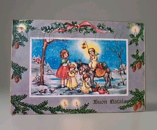 Cartolina augurale buon - cartolina,