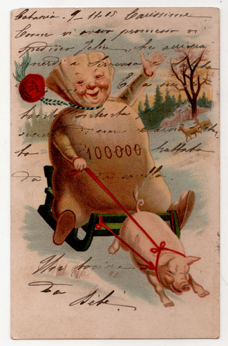 Cartolina augurale buon - augurale,