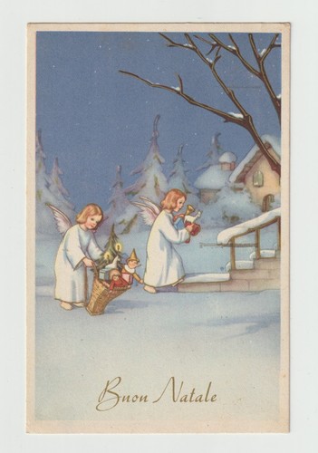 Cartolina buon natale - natale, fp
