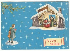 1961 cartolina vintage Buon