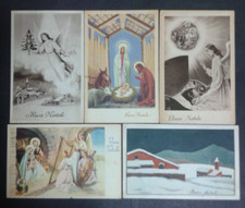 5 CARTOLINE BUON NATALE -