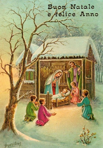 Cartolina 721 buon natale e - 721.,
