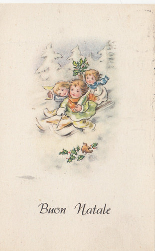 Cartolina augurale buon - ,