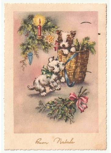1958 cartolina auguri - , buon