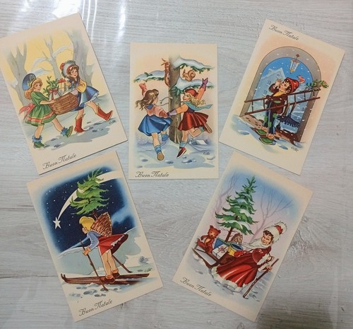 Lotto cartoline augurali - 5,