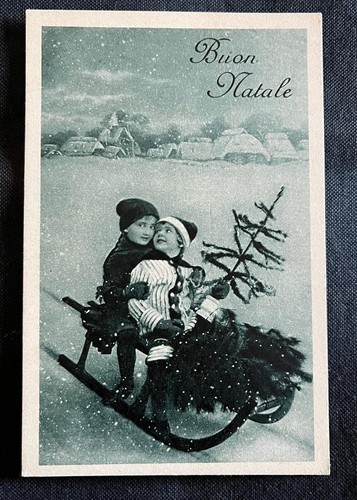 Cartolina buon natale bambini - natale,
