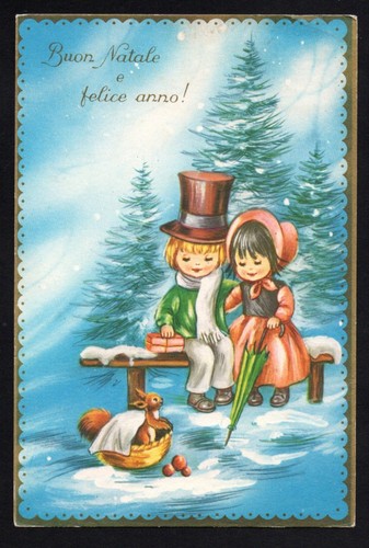 Cartolina augurale buon - cartolina,