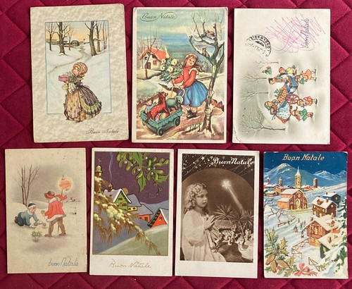 Cartoline buon natale anni 40 - anni, '40