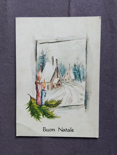 Cartolina buon natale non - cartolina,