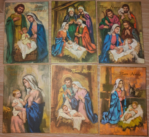 Cartolina buon natale - buon,