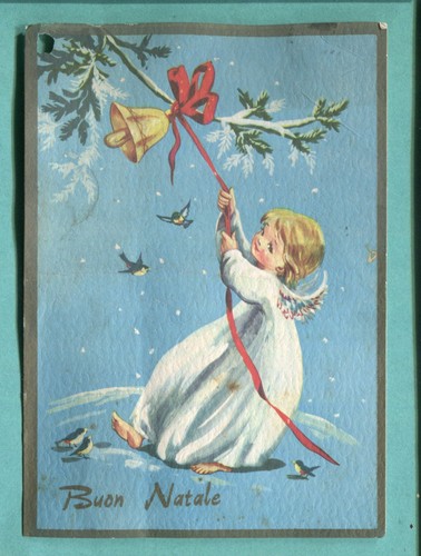 Cartolina buon natale 1965 - cartolina,