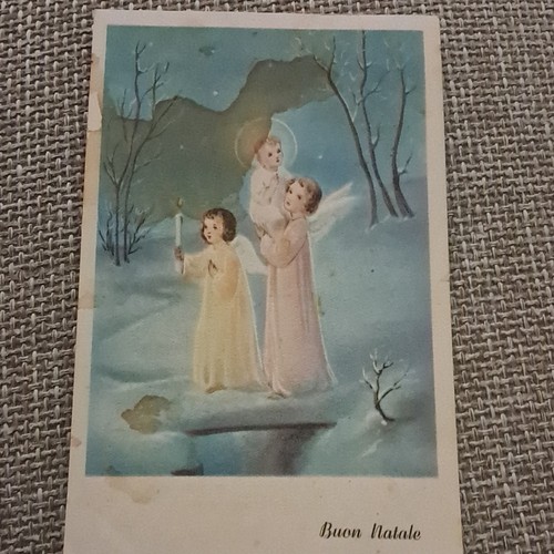 Cartolina augurale buon natale - augurale,