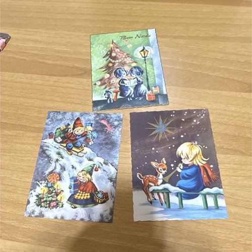 Lotto cartoline natale - lotto,