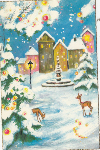 Cartolina augurale buon - cartolina,