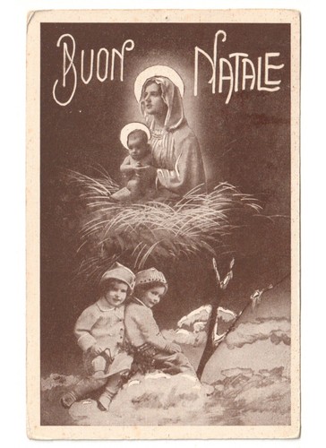1927 buon natale antica - buon,