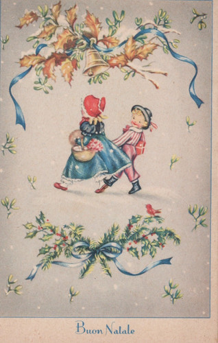 Cartolina augurale buon - cartolina,