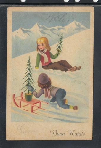 Cartolina augurale buon - buon, natale