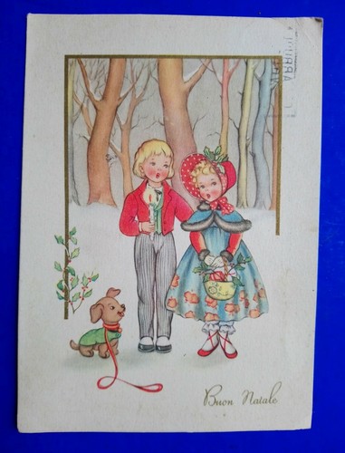 Cartolina buon natale - 🔵,