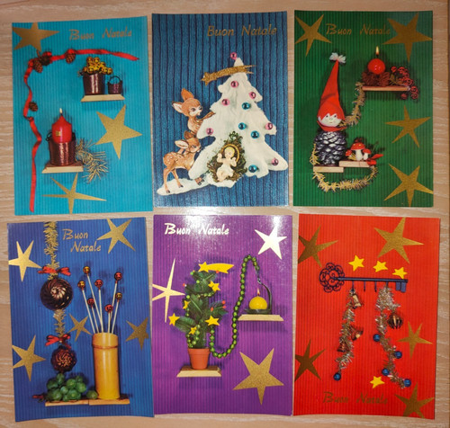 Cartolina buon natale - cartolina, non