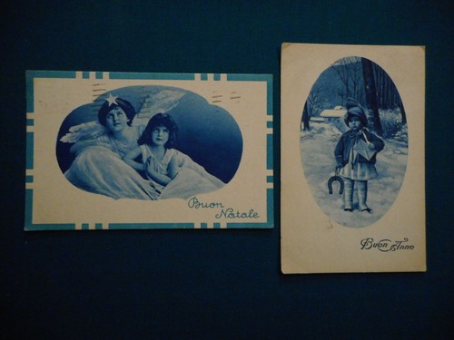 Cartoline augurali vintage - cartoline,