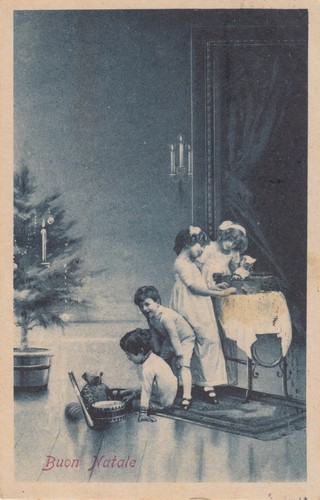 Cartolina buon natale - -,