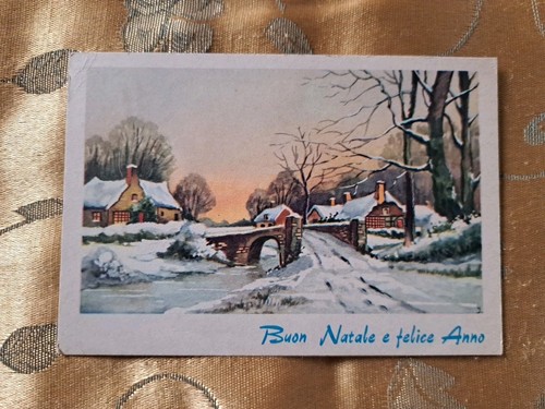Cartolina augurale buon natale - augurale,
