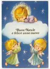 cartolina augurale vintage