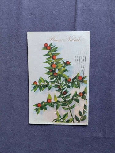Cartolina buon natale - buon,