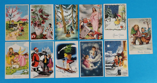 Lotto cartoline buon - lotto, 11