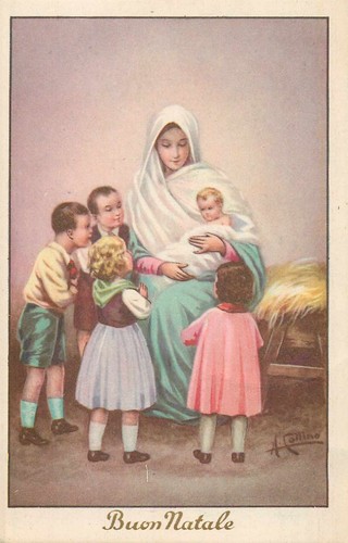 Cartolina buon natale - cartolina,