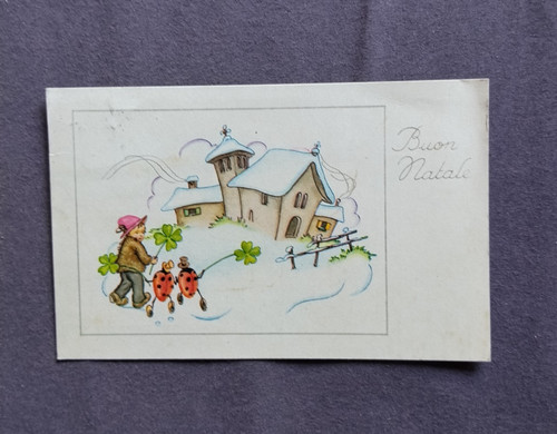 Cartolina buon natale - cartolina,