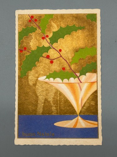 Cartolina augurale buon natale - cartolina,
