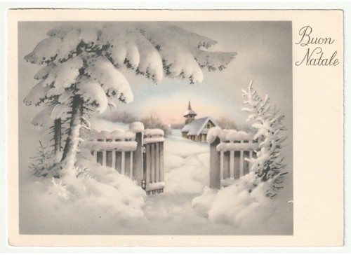 1955 cartolina natalizia