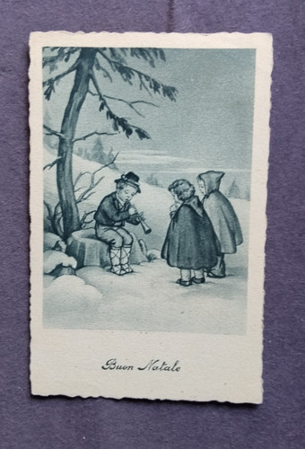 Cartolina buon natale - natale,