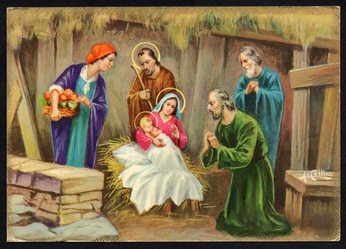 Cartolina augurale buon natale - augurale,