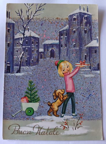 Cartolina augurale buon - ,