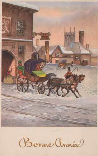 Cartolina augurale buon - cartolina,