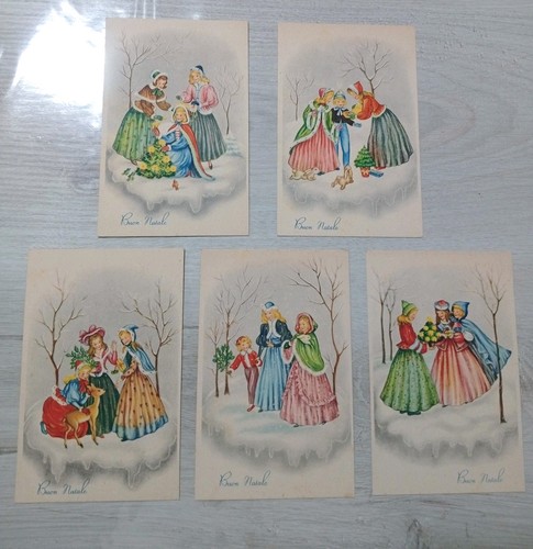 Lotto cartoline vintage anni - lotto,